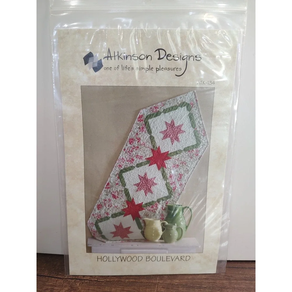 Hollywood Boulevard Quilted Tablerunner Pattern Atkinson Designs ATK-134